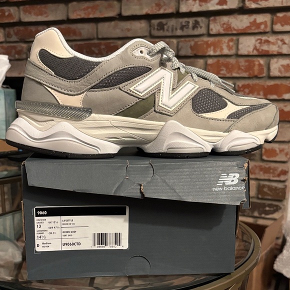 New Balance 9060 Men’s Shoes Size 13 U9060CTD Grey White